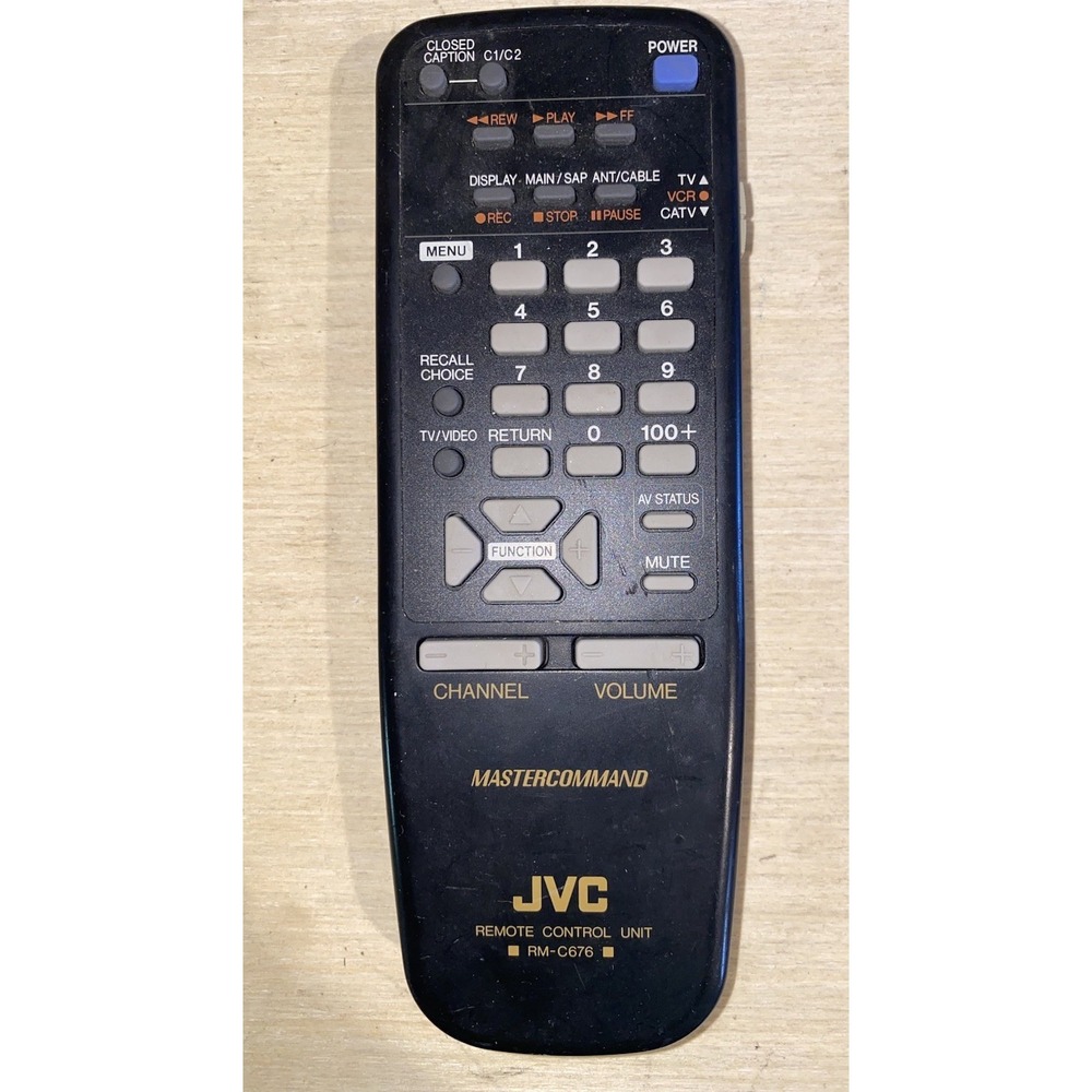 JVC Mastercommand Remote Control RM-C676 Tested /‎ Works